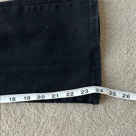 Madewell Women's Black Curvy Kick Out Crop Jeans - Picture 3 of 5